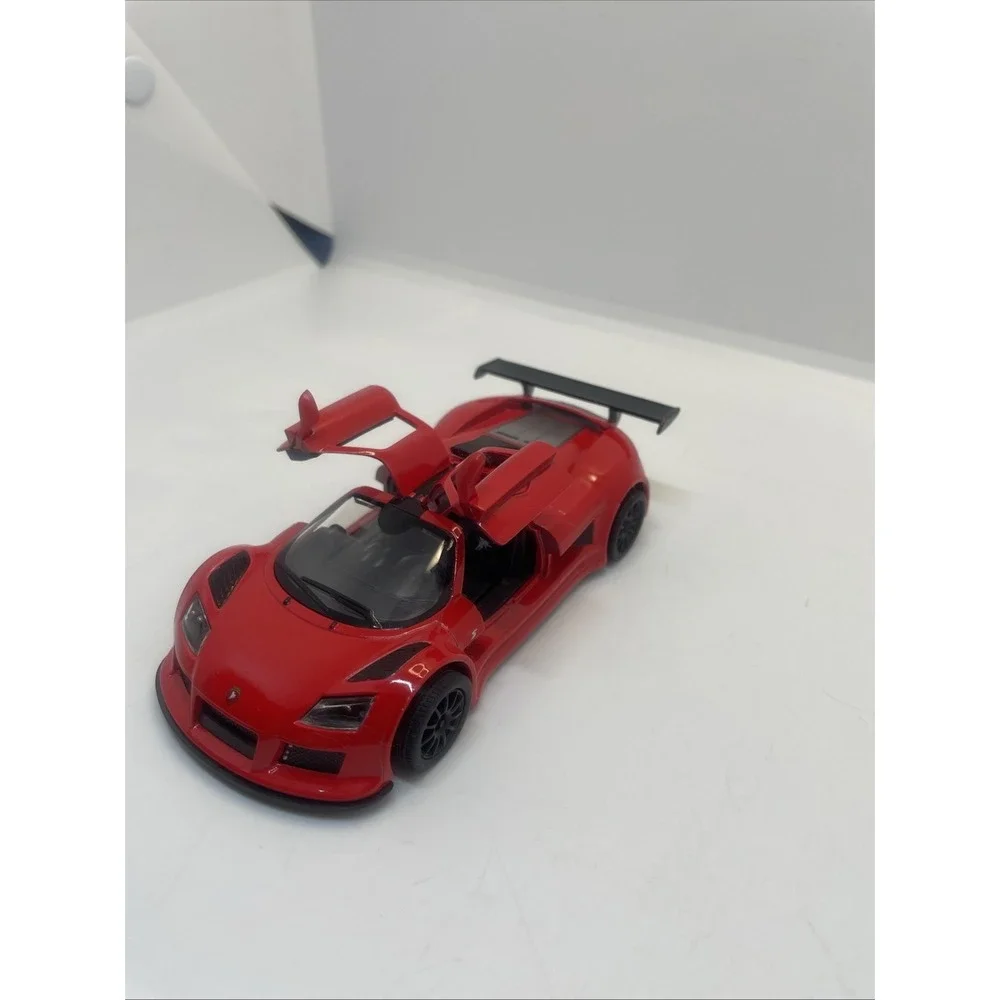 Red 2010‎ Gumpert Apollo Sport KT5356 5'in L-2.5in wide Kinsmart Car
